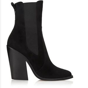 Tamara Mellon Clyde Suede Boots - Size 40